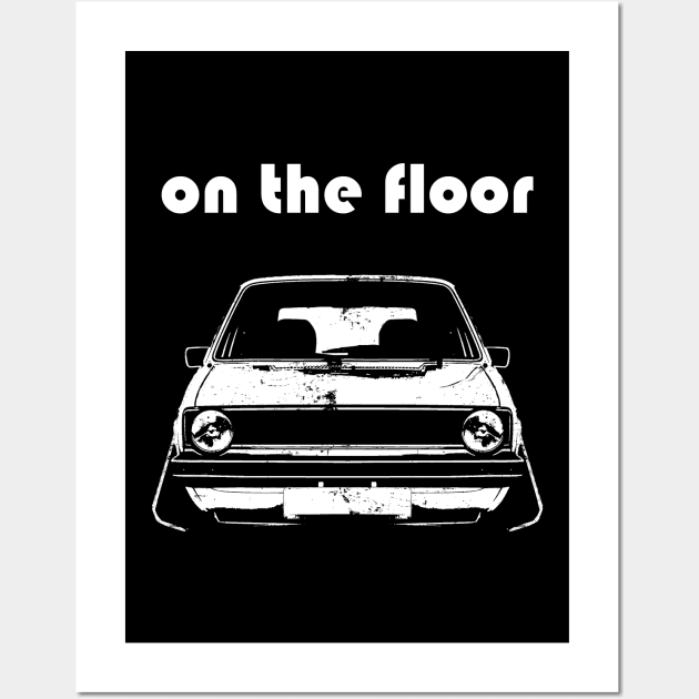 classic tuning stance car Wall Art by WOS